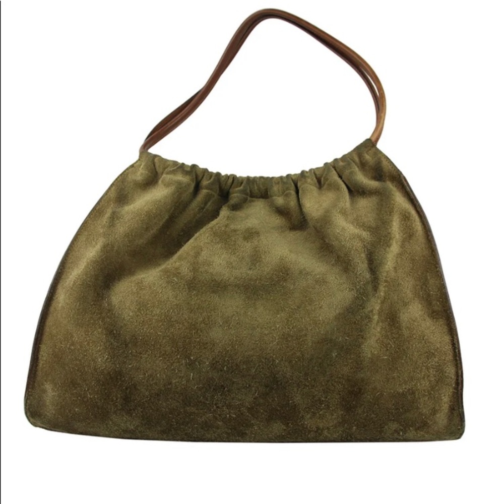 Gucci Suede‎ Green Moss Bag